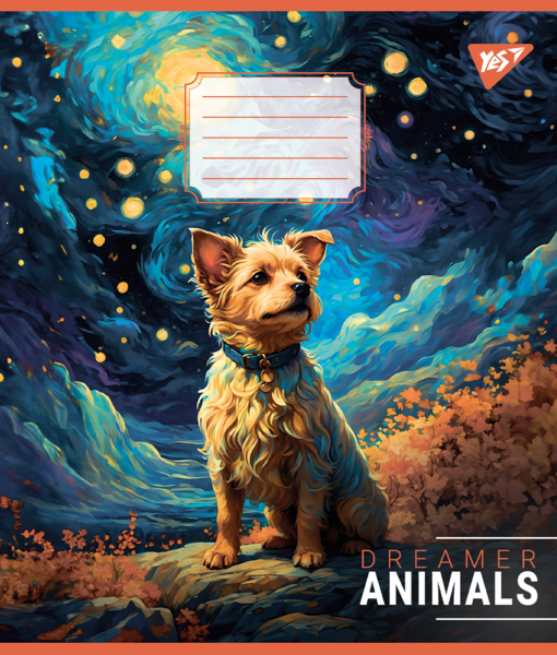 Набор тетрадей Yes Dreamer animals А5 в линейку 24 листа 20 шт. (67038) - Pampik - 4