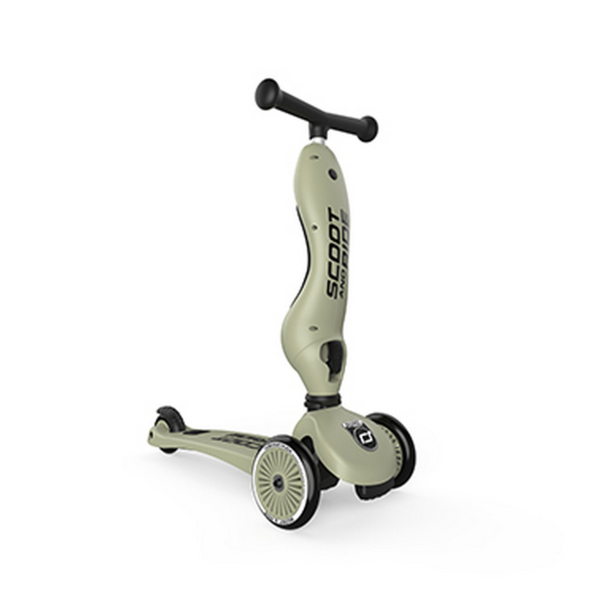 Самокат Scoot and Ride Highwaykick-1, оливковый (SR-160629-OLIVE) - Pampik - 5
