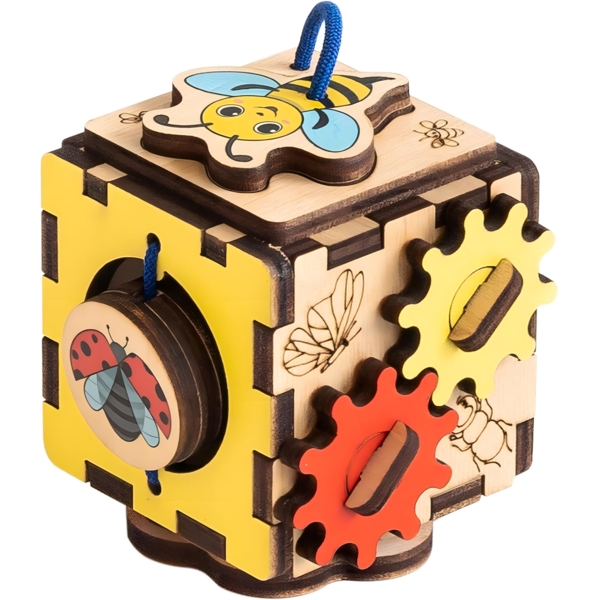 Бізікубик GoodPlay Бджілка, 5х5х5 см (К114) - Pampik - 2