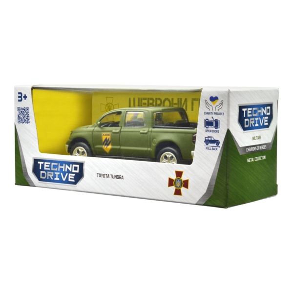 Автомодель TechnoDrive Шеврони Героїв Toyota Tundra АЗОВ (KM6008) - Pampik - 14