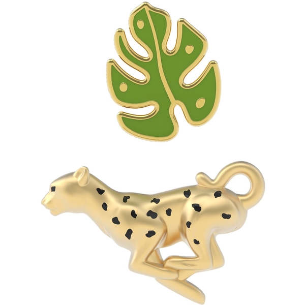 Набір шпильок Metalmorphose Leopard with Tropical Leaf (8000020290958) - Pampik