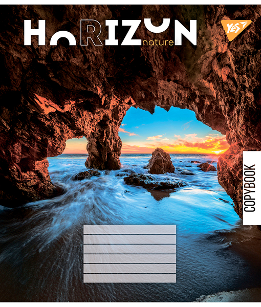 Набір зошитів Yes Horizon nature А5, в клітинку, 60 аркушів, 10 шт. (767144) - Pampik - 6