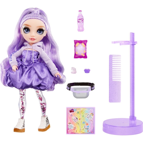 Кукла Rainbow High Sparkle & Shine Виола, с аксессуарами, 28 см (427810) - Pampik - 6