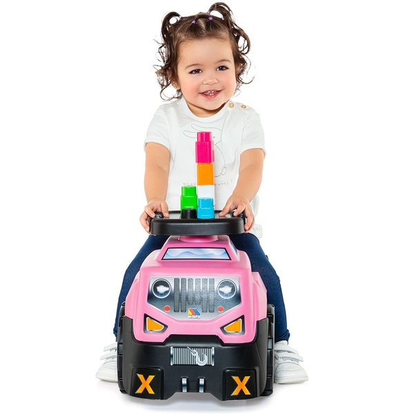 Толокар Molto Всюдихід з блоками 10 шт рожевий - Pampik - 4