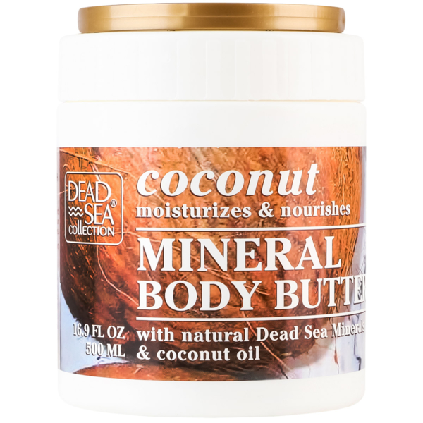 Крем-масло для тела Dead Sea Collection с кокосом и минералами Мертвого моря 500 мл - Pampik