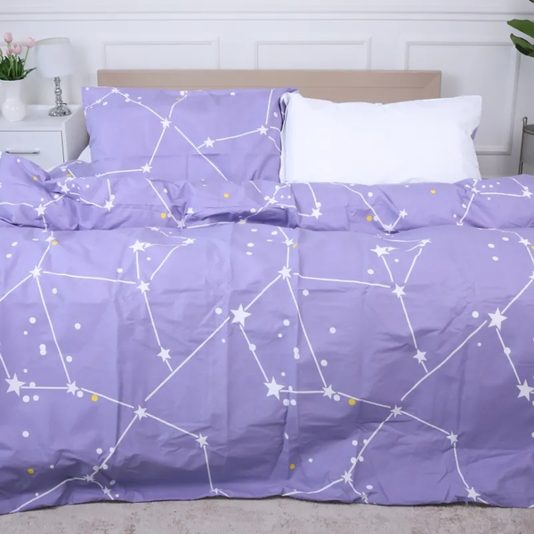 Комплект постельного белья MirSon Ranforce Elite 17-4742 Constellation 110 х 140 см - Pampik