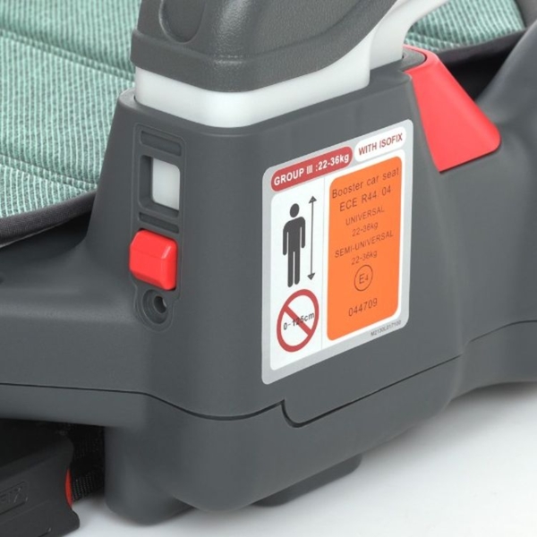Автокресло-бустер El Camino ME 1144 Roro Isofix royal mint - Pampik - 4