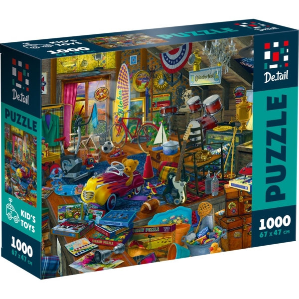 Пазли De.tail Дитяча кімната, 1000 елементів (DT1000-09) - Pampik