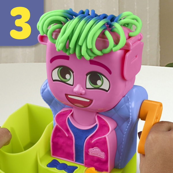 Ігровий набір з пластиліном Hasbro Play-Doh Зачіски (F8807) - Pampik - 6
