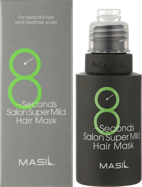 Супермягкая маска для быстрого восстановления волос Masil 8 Seconds Salon Supermild Hair Mask 50 мл - Pampik - 2