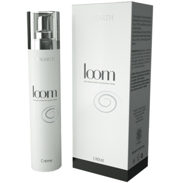 Крем для обличчя Bioearth Loom Snail Secretion Light Face Cream з екстрактом слизу равлика 50 мл - Pampik
