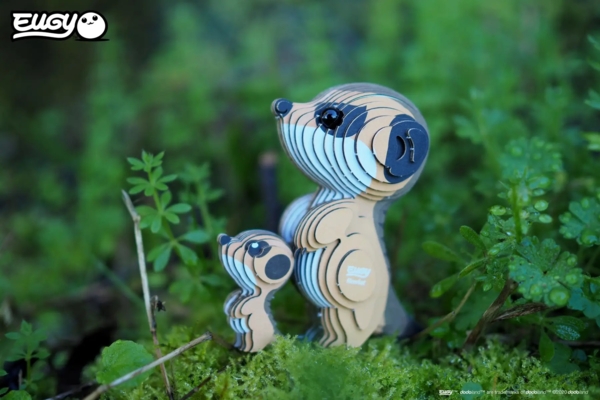 Збірна 3Д модель Eugy Зоопарк Сурикат (XEG-046) - Pampik - 10