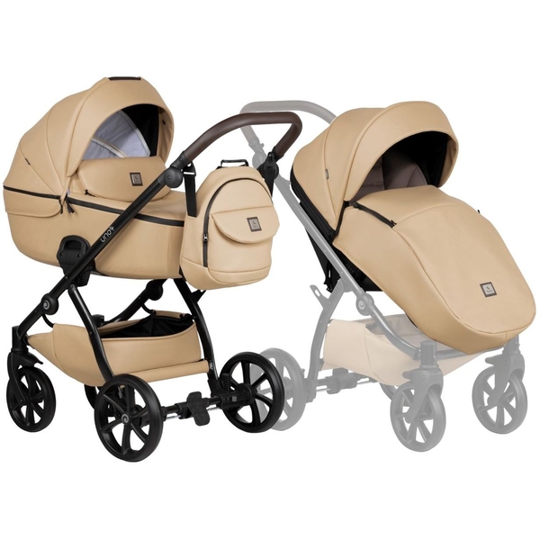 Коляска універсальна Tutis Uno5+ Leather collection caramel (1402167) - Pampik