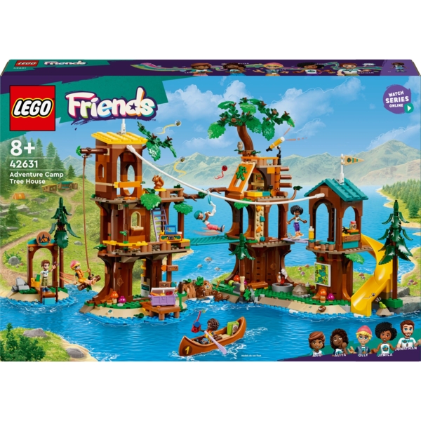 Конструктор LEGO Friends Будиночок на дереві у пригодницькому таборі,1128 деталей (42631) - Pampik