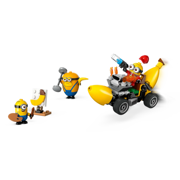 Конструктор LEGO Despicable Me Посіпаки й банановий автомобіль, 136 деталей (75580) - Pampik - 8