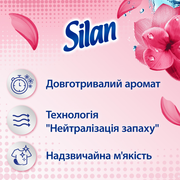 Кондиціонер для білизни Silan Fresh Control Свіжість квітів, 1.1 л - Pampik - 3
