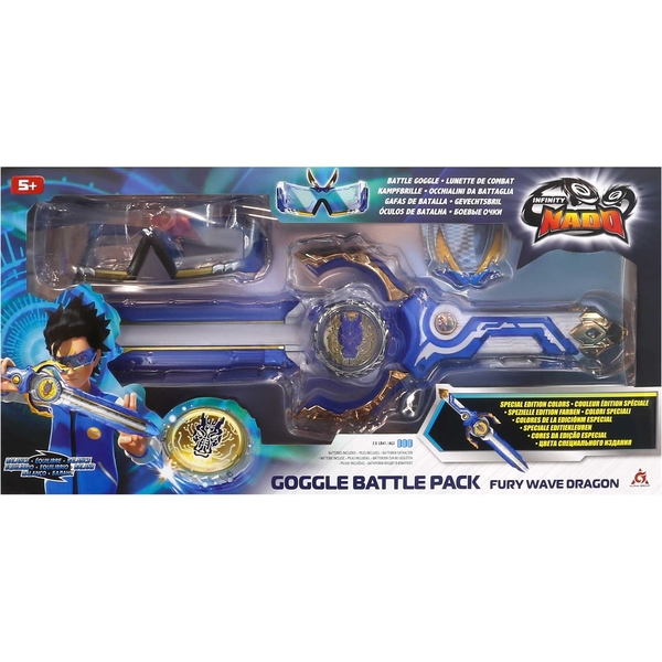 Набор Auldey Infinity Nado VI Goggle Battle Pack волчка и аксессуары (EU654161) - Pampik