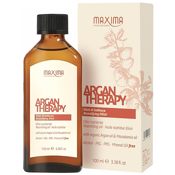 Еліксир для волосся Maxima Professional Argan Therapy Beautifying Elixir поживний 100 мл - Pampik