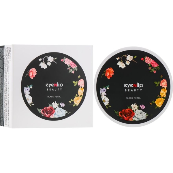 Патчи для зоны под глазами Eyenlip Black Pearl Hydrogel Eye Patch 60 шт. - Pampik