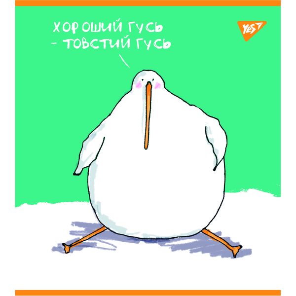 Набор тетрадей Yes Гусь А5, в клетку, 24 листа, 10 шт. (66841) - Pampik - 5