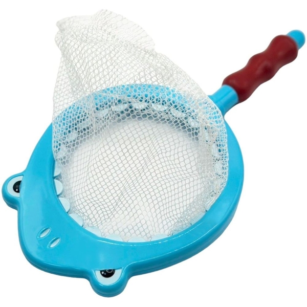 Набор игрушек для купания Bibi Toys Сачок Акула и мячики 7 шт. (760806BT) - Pampik - 2