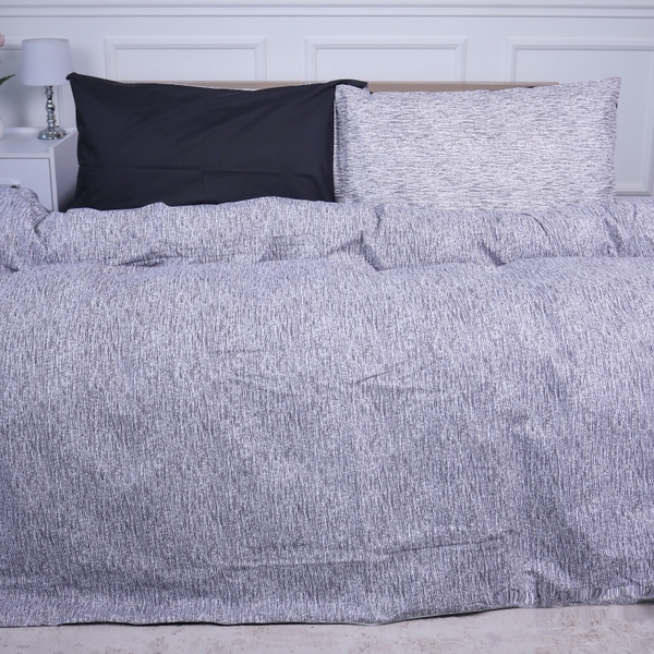 Простыня MirSon Ranforce Elite 17-4762 Novara 110х160 см черная (2200008941819) - Pampik - 2