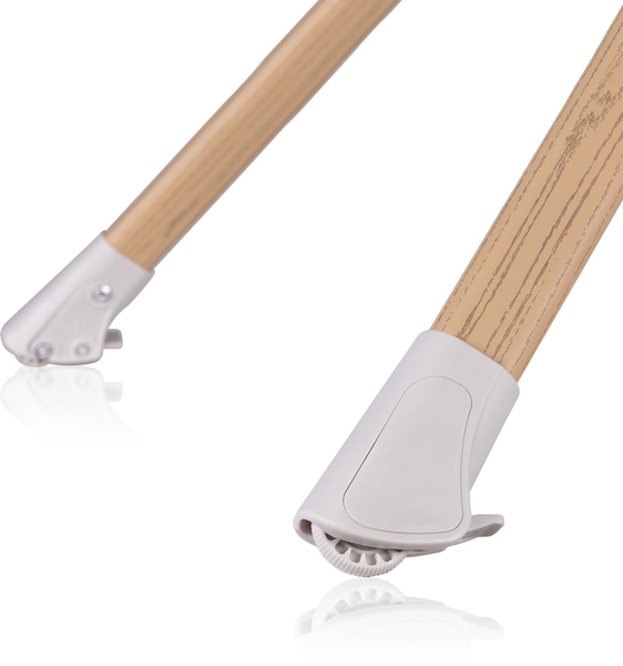 Ліжечко дитяче приставне Lionelo Malin Evo Beige Natural - Pampik - 11