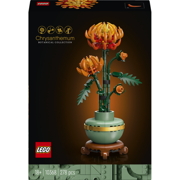 Конструктор LEGO Botanicals Хризантема, 278 деталей (10368) - Pampik