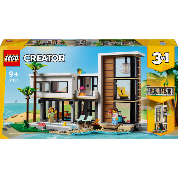 Конструктор LEGO Creator 3 v 1 Современный дом, 939 деталей (31153) - Pampik