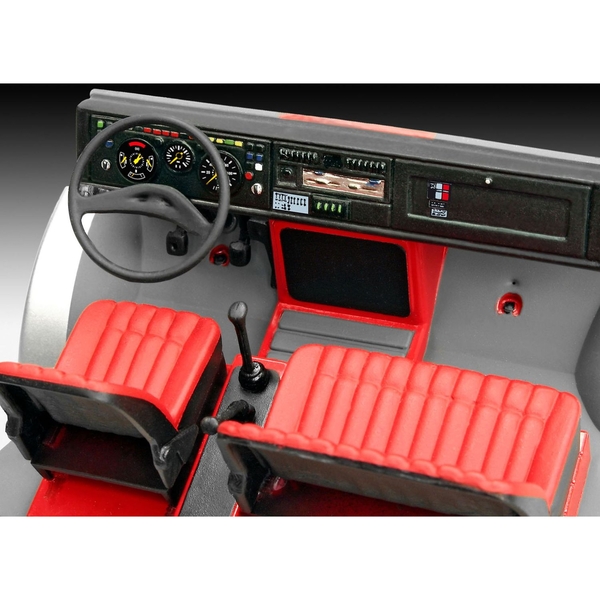 Сборная модель Revell Пожарная машина Mercedes-Benz Unimog U1300L TLF 8/18 уровень 5, масштаб 1:24, 210 деталей (RVL-07512) - Pampik - 8