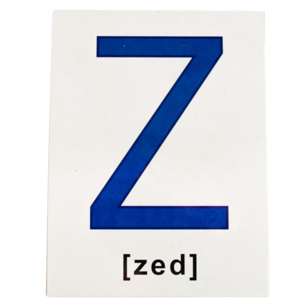 Картки великі Зірка Англійська абетка 26 шт. А5 20х15 см - Pampik - 4