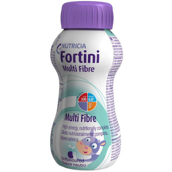 Дитяче ентеральне харчування Nutricia Fortini Multi Fibre з нейтральним смаком, 200 мл - Pampik