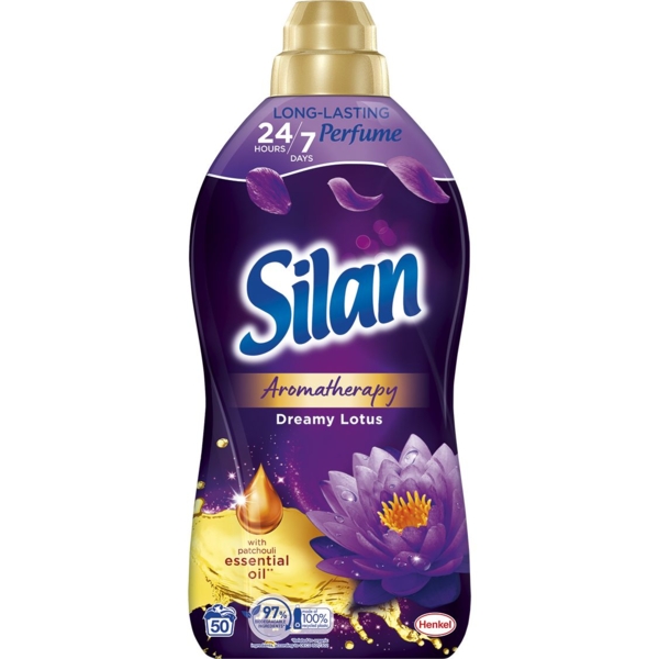 Кондиціонер для білизни Silan Naturals Аромотерапія Казковий Лотос, 1.1 л - Pampik