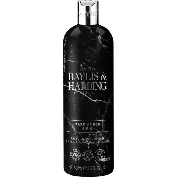 Гель для душа Baylis & Harding Elements Dark Amber & Fig, 500 мл - Pampik