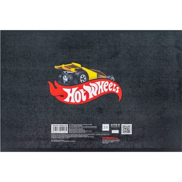 Тетрадь для рисования Kite Hot Wheels А4, 24 листа, рисунок 1 (HW24-242) - Pampik - 2