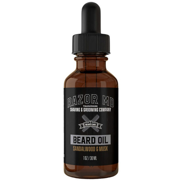 Олія для бороди Razor Beard Oil Sandalwood Musk з екстрактом сандалового дерева та мускусу 30 мл - Pampik