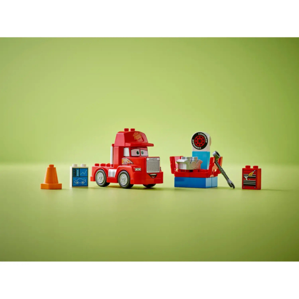 Конструктор LEGO DUPLO Disney and Pixar’s Тачки Мак на перегонах, 14 деталей (10417) - Pampik - 7