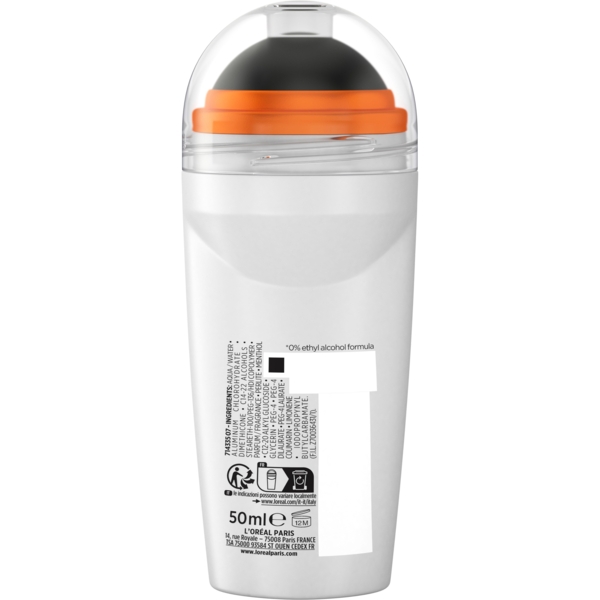 Кульковий дезодорант-антиперспірант для тіла L'Oreal Paris Men Expert Hydra Energetic Extreme Sport, 50 мл - Pampik - 2