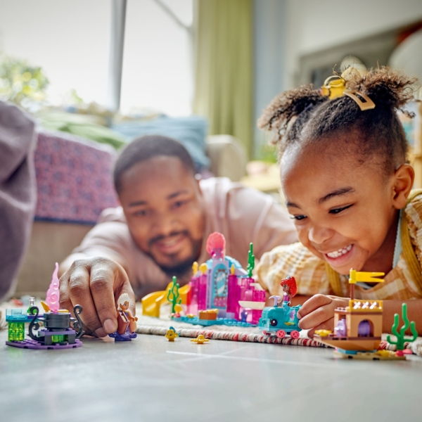 Конструктор LEGO Disney Princess Кришталева печера Аріель, 141 деталь (43254) - Pampik - 5