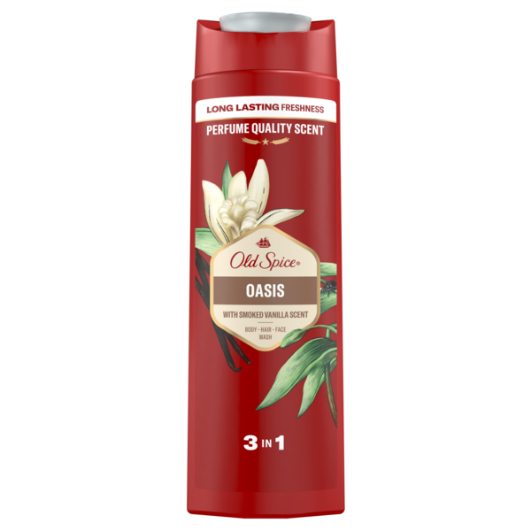 Гель для душу та шампунь Old Spice 3 в 1 Oasis, 400 мл - Pampik - 2