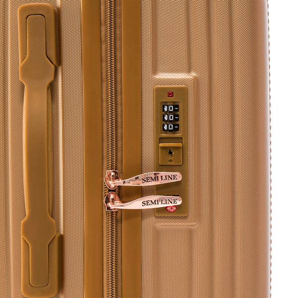 Валіза Semi Line 24" M Gold (T5667-3) - Pampik - 7