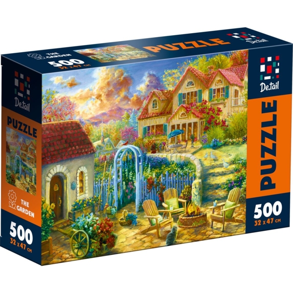 Пазли De.tail Сад, 500 елементів (DT500-15) - Pampik