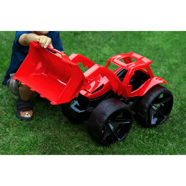 Игрушечная машинка Tigres Бульдозер Maximus, 68 см, красный (64500) - Pampik - 2