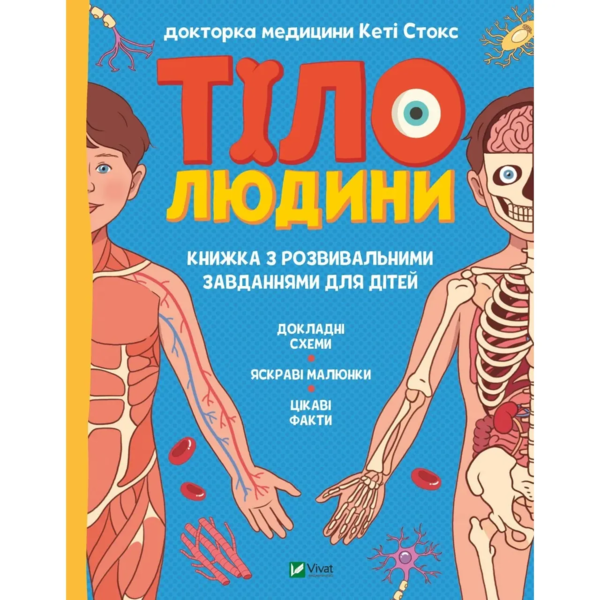 Тіло людини. Розвивальні завдання для дітей - Стокс Кеті (1377699) - Pampik