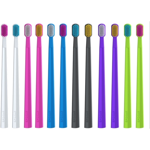 Зубна щітка Spokar 3429 X ультра-м'яка в асортименті - Pampik