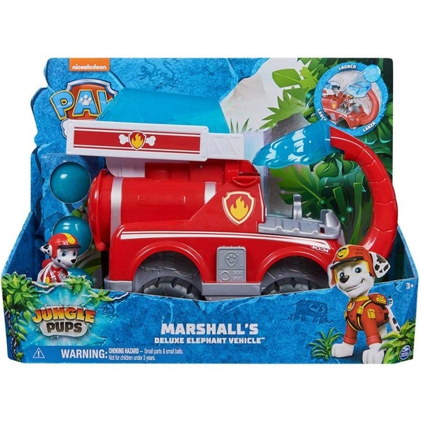 Игровой набор делюкс Spin Master PAW Patrol Джунгли Щенячий патруль Пожарная машина-слон Маршала (SM97213) - Pampik
