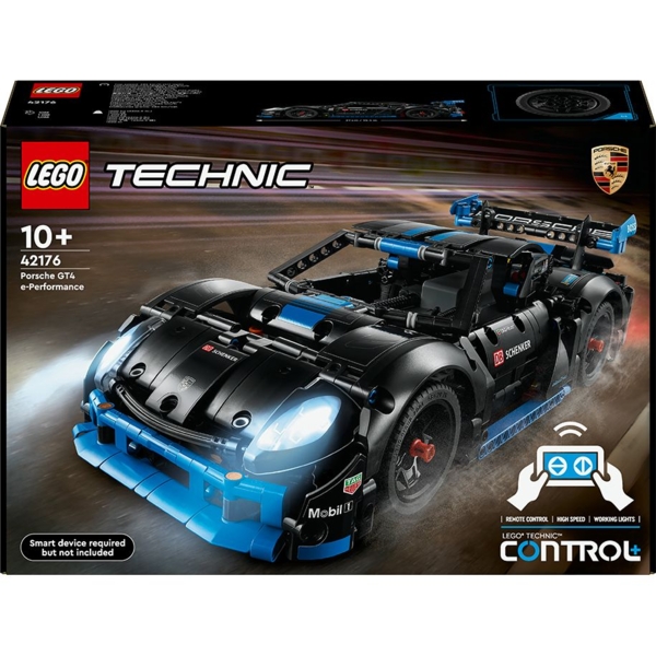 Конструктор LEGO Technic Автомобіль для перегонів Porsche GT4 e-Performance, 834 деталі (42176) - Pampik
