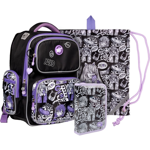 Рюкзак Yes S-101 Collection Anime с пеналом и сумкой (559807) - Pampik