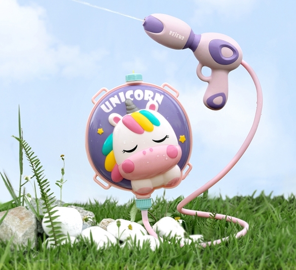 Водяний пістолет з рюкзаком Beiens Єдиноріг (714D) - Pampik - 3