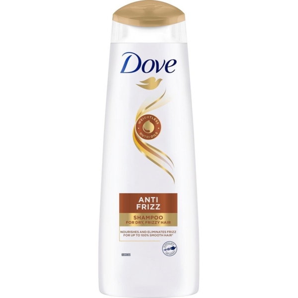 Шампунь для волосся Dove Anti Frizz Живильний догляд, 250 мл - Pampik